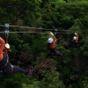 Waterfall Trek, Jungle Safari Zipline and Mudpool Hotspring Tour