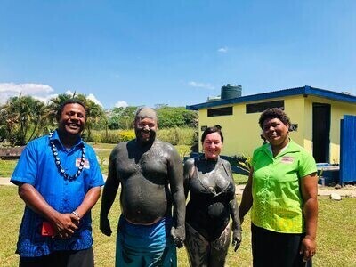 Orchid Garden, Mudpool & Hotspring with Traditional Fijian Village & School Visit