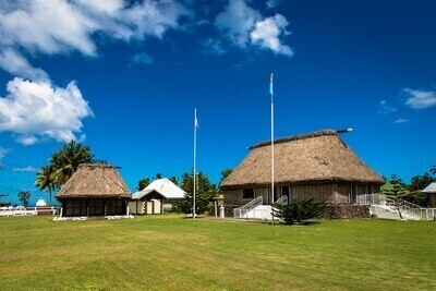 Orchid Garden, Mudpool & Hotspring with Traditional Fijian Village & School Visit