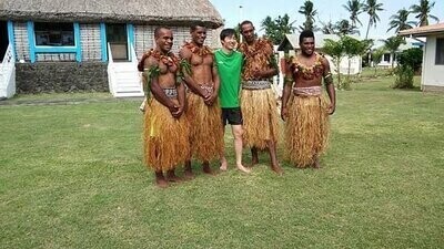 Fijian Village and Mudpool Hotspring Tour